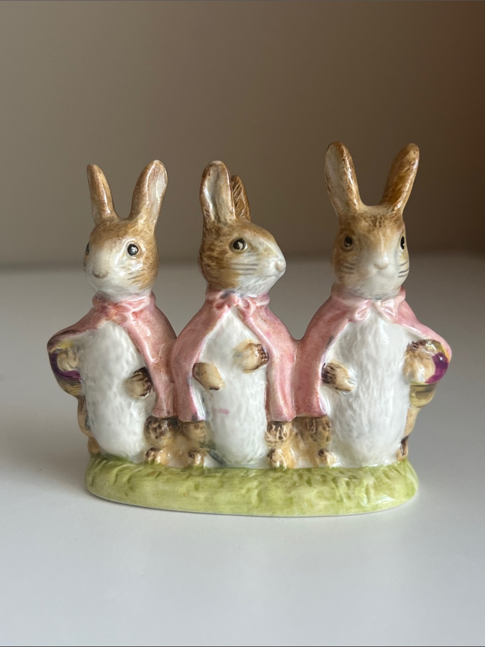 RARE Vintage Adorable 1954 Beatrix Potter "Flopsy, Mopsy and Cottontail" Trio